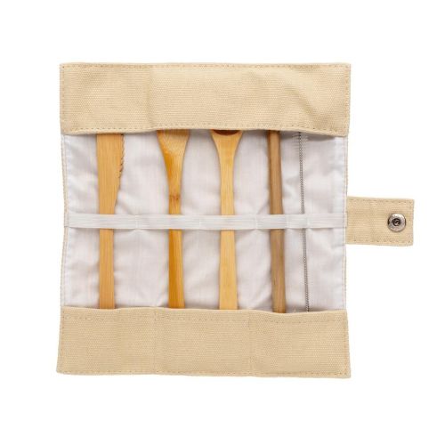 Bamboo cutlery set - Image 2